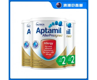 【澳洲直邮包邮】Aptamil 爱他美 深度水解奶粉2段 900克x3罐（6-12个月）【奶粉订单收件人身份证必需上传】